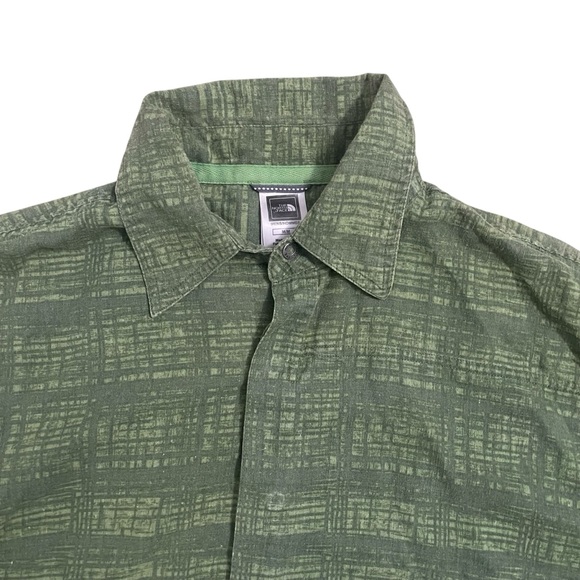 The North Face Olive Green Casual Button Down Shirt - Picture 2 of 10